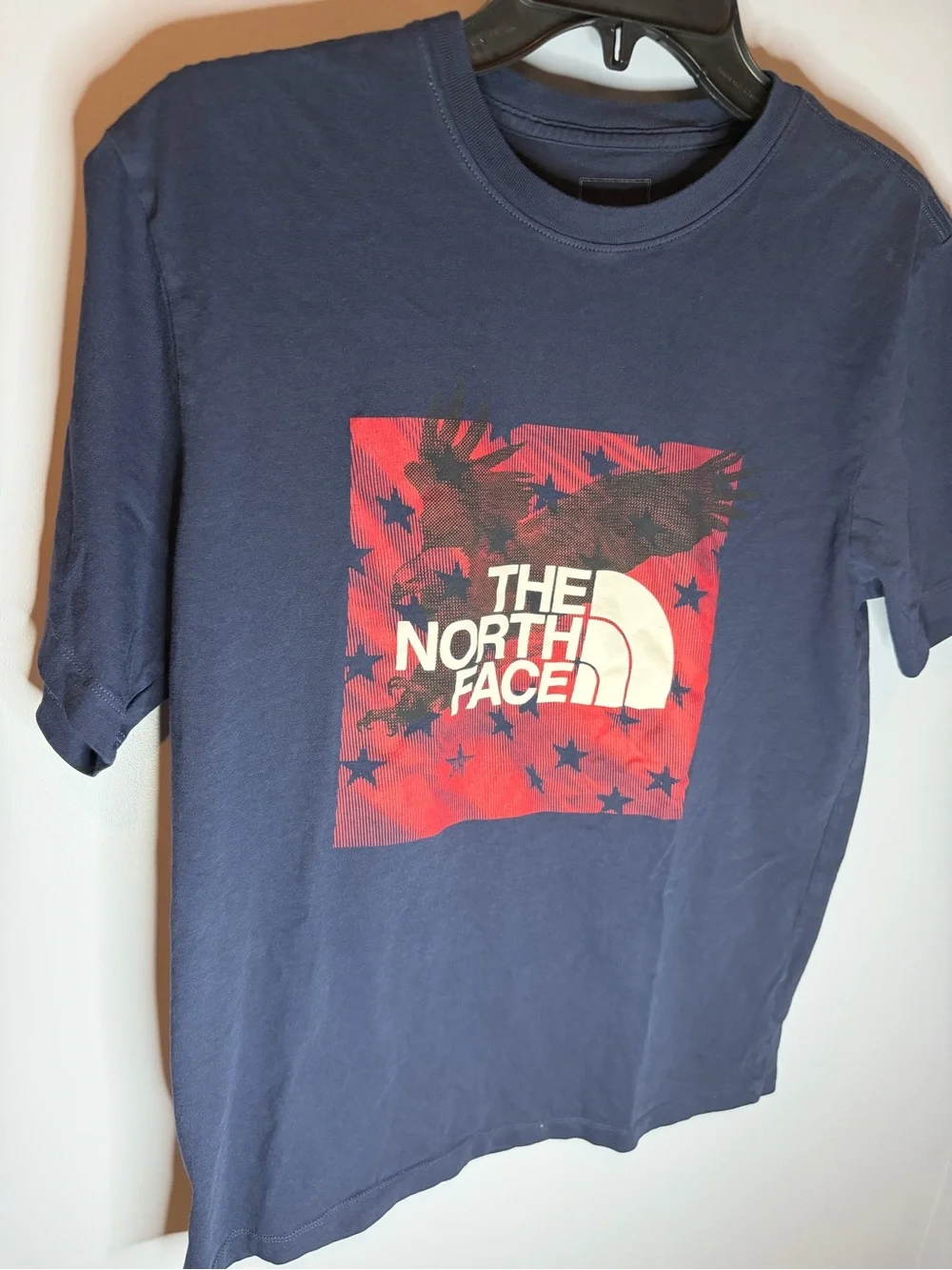 The North Face Men's Short Sleeve Americana Tee in Summit Navy M